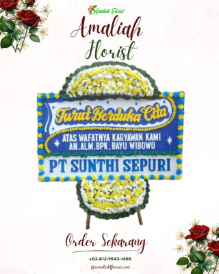 Papan Bunga Duka di Cisantren Kidul